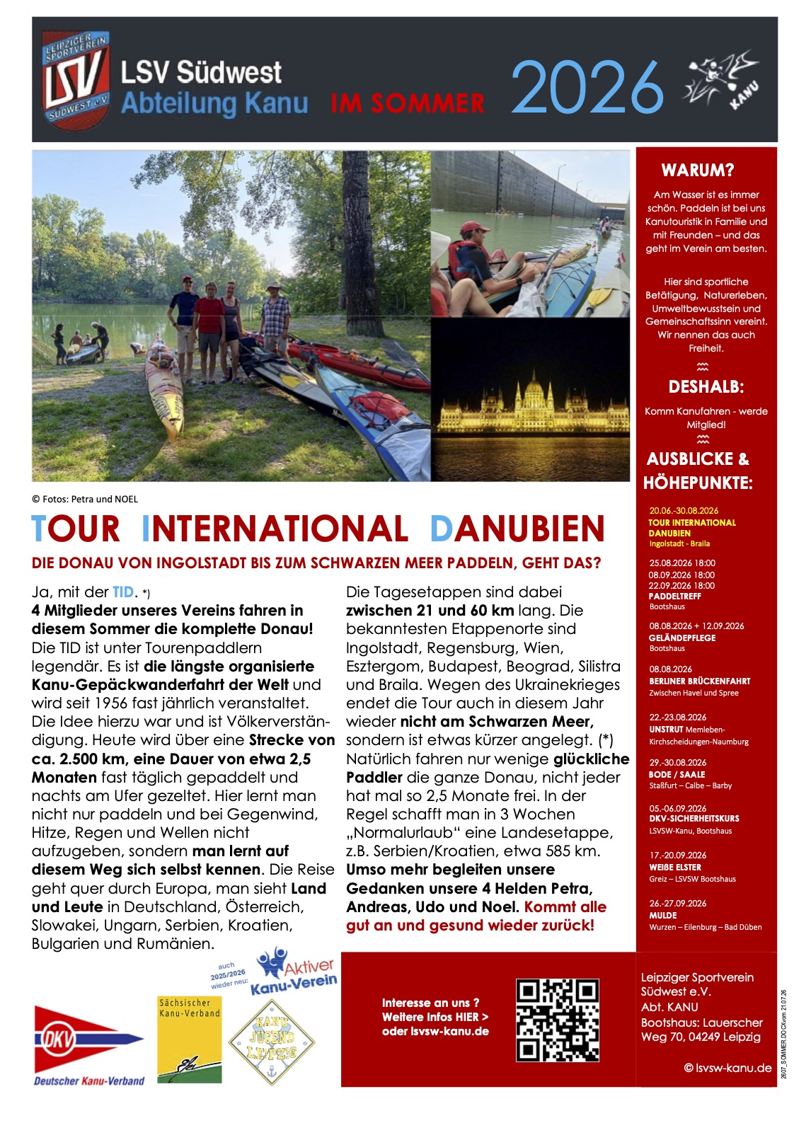 Unsere aktuelle Wandzeitung 2607 Sommer